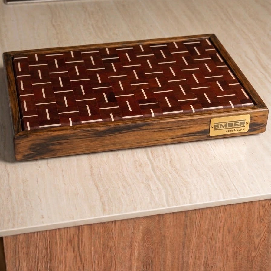 Tabla de testa Terra Edición Ember en granadillo y teca